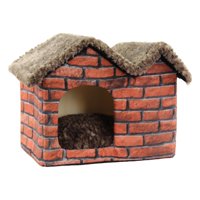 Ioensy - Cama Para Mascotas, Cama Cubierta Para Perros, Almohadilla Extraíble Cálida Para Perros Pequeños Y Medianos