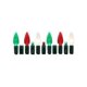 thumbnail image 2 of Celebrations C6 Guirnalda de luces LED de 50 unidades Rojo/Verde/Blanco 7.8 m, 2 of 4