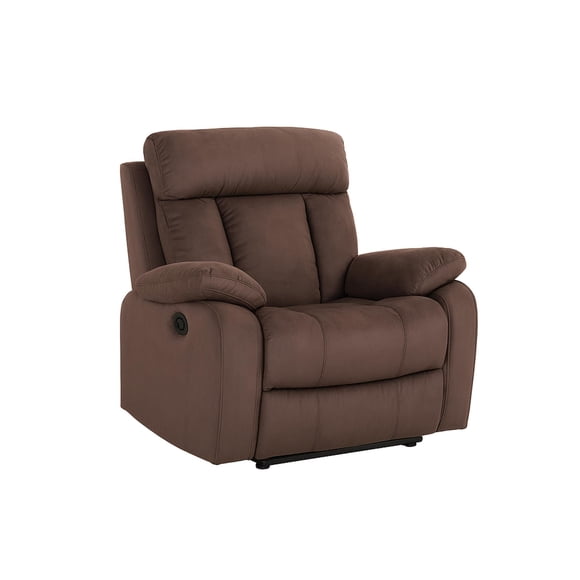 Sofá Reclinable Motion 1 Cuerpos Café Oscuro