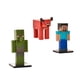 thumbnail image 5 of Set 3 Figuras 6 Cms Toppeez Minecraft - Steve, 5 of 5
