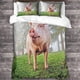 thumbnail image 3 of Funda nórdica con estampado de cerdos y fundas de almohada, juego de ropa de cama con cierre de cremallera, diseño único, hipoalergénico, con lindos animales., 3 of 3