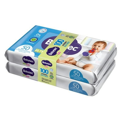 Toallitas Húmedas Ultra 100 Un Babysec