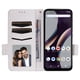 thumbnail image 3 of Funda Cartera para BLU C9 Tapa Flip con Ranuras y Soporte Blanco, 3 of 5