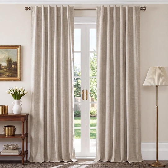 Cortinas Blackout Nicetown Textura Lino