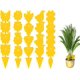 thumbnail image 1 of 20 piezas de trampas adhesivas para plantas, moscas de la fruta y hongos, trampa para mosquitos, para interiores y exteriores, trampa para mosquitos, plantas de interior, paquete de trampas adhesivas, 1 of 7