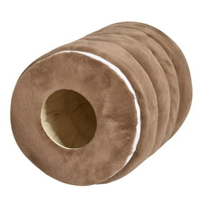 Genérico - Cave House Cama Para Perros Pequeña Semicerrada Camas Para Gatos Transpirables Para Gatos De Interior Marrón