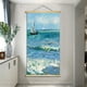 thumbnail image 1 of 1pc, Canvas Wall Art, Landscape Oil Painting Canvas Spray Painting For Living Room Bedroom Study Decoration, Holiday Gift, 19*39inch, 1 of 3