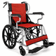 thumbnail image 1 of Silla Ruedas Plegable Aluminio Ligera Premium Roja, 1 of 9