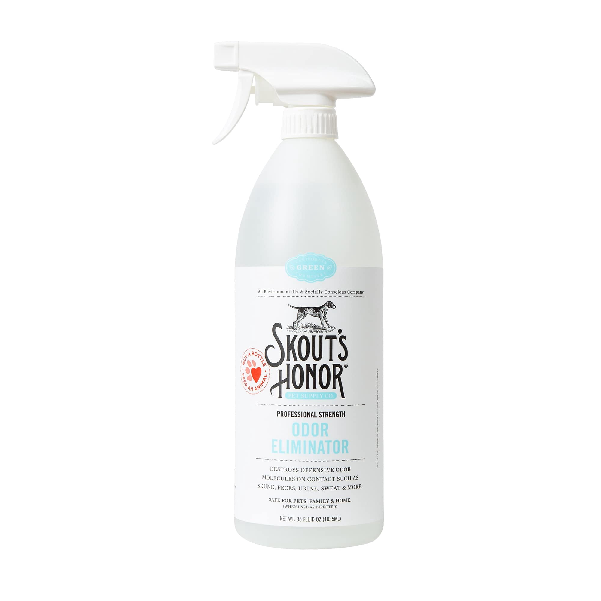 Skout's Honor - Eliminador De Olores Skout Honor A Base De Plantas, 1 Litro, Para Olores De Mascotas