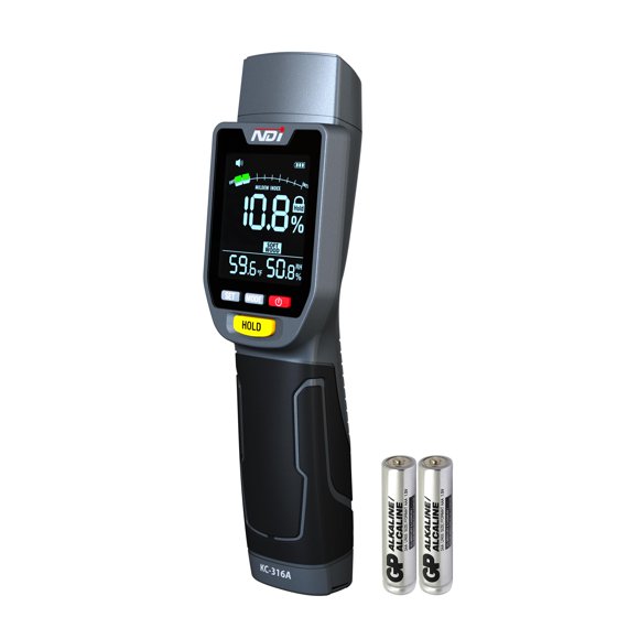 Medidor de humedad NDI KC316A Sensor de humedad sin clavijas 6 en 1