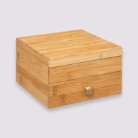 5Five - Joyero Con Espejo De Bambú