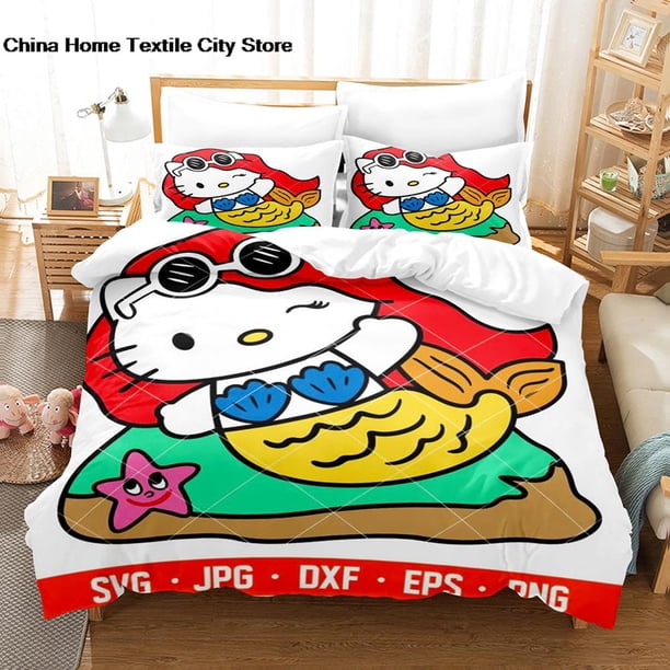 Karol G Mermaid Manana Sera Bonito SVG Bedding Set Single Double King Bed Set Children's Bedroom Duvet Set Manana Sera Bonito 3Bed Sheets