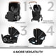 thumbnail image 3 of Sistema combinado de silla para auto y carriola para bebé Evenflo Shyft DualRide Onyx, 3 of 7