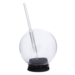 Bothyi - Copa De Cóctel Transparente Con Copas De Pecera De Paja Para Cóctel De Jugos De Leche