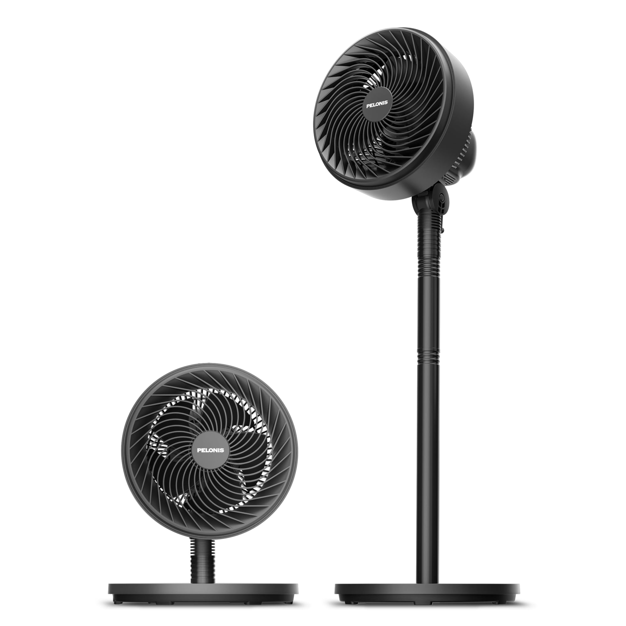 Ventilador Circulador De Aire Con Pedestal Pelonis De 18 Cm Con Oscilación De 3 Velocidades