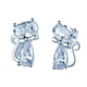 thumbnail image 1 of Aros Gato Elegantes en Plata 925, 1 of 2