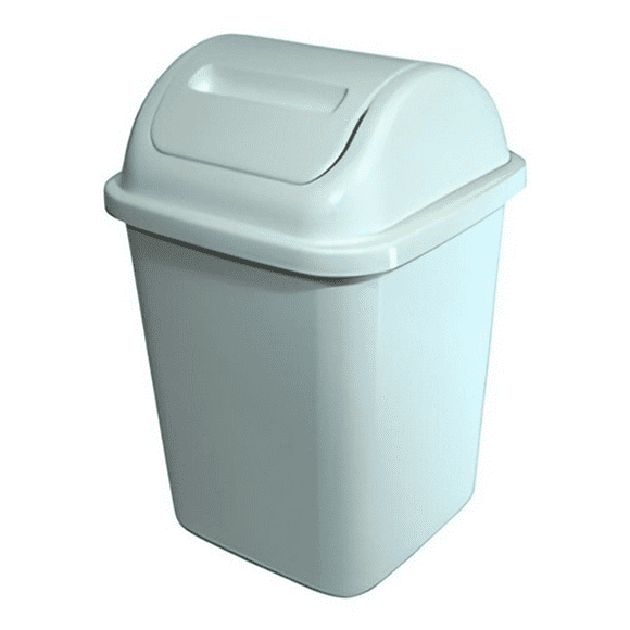 Basurero Plástico De 10 Litros - Basurero Para Baño O Cocina