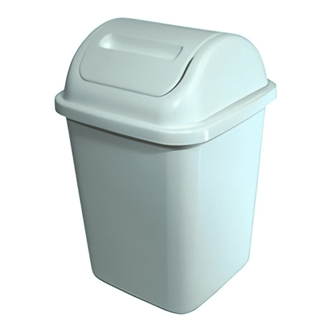 Bloccare - Basurero Plástico De 10 Litros - Basurero Para Baño O Cocina