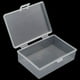 thumbnail image 3 of Caja de almacenamiento de plástico pequeña con tapa, 93 x 66 x 32 mm, mini contenedor de almacenamiento rectangular transparente para guardar cosas pequeñas como accesorios o bocadillos., 3 of 5
