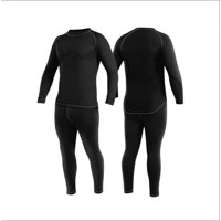 Vipnetwork - Primera Capa Polipropileno Unisex Negro Talla M