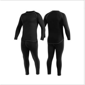 Vipnetwork - Primera Capa Polipropileno Unisex Negro Talla M