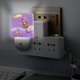 thumbnail image 5 of Rainbow Ruby / Arcoíris Rubí Luz nocturna LED con sensor de anochecer a amanecer para dormitorio, baño, pasillo, escaleras - Lámpara LED nocturna de enchufe, 0.5W - 1 pieza, 5 of 6