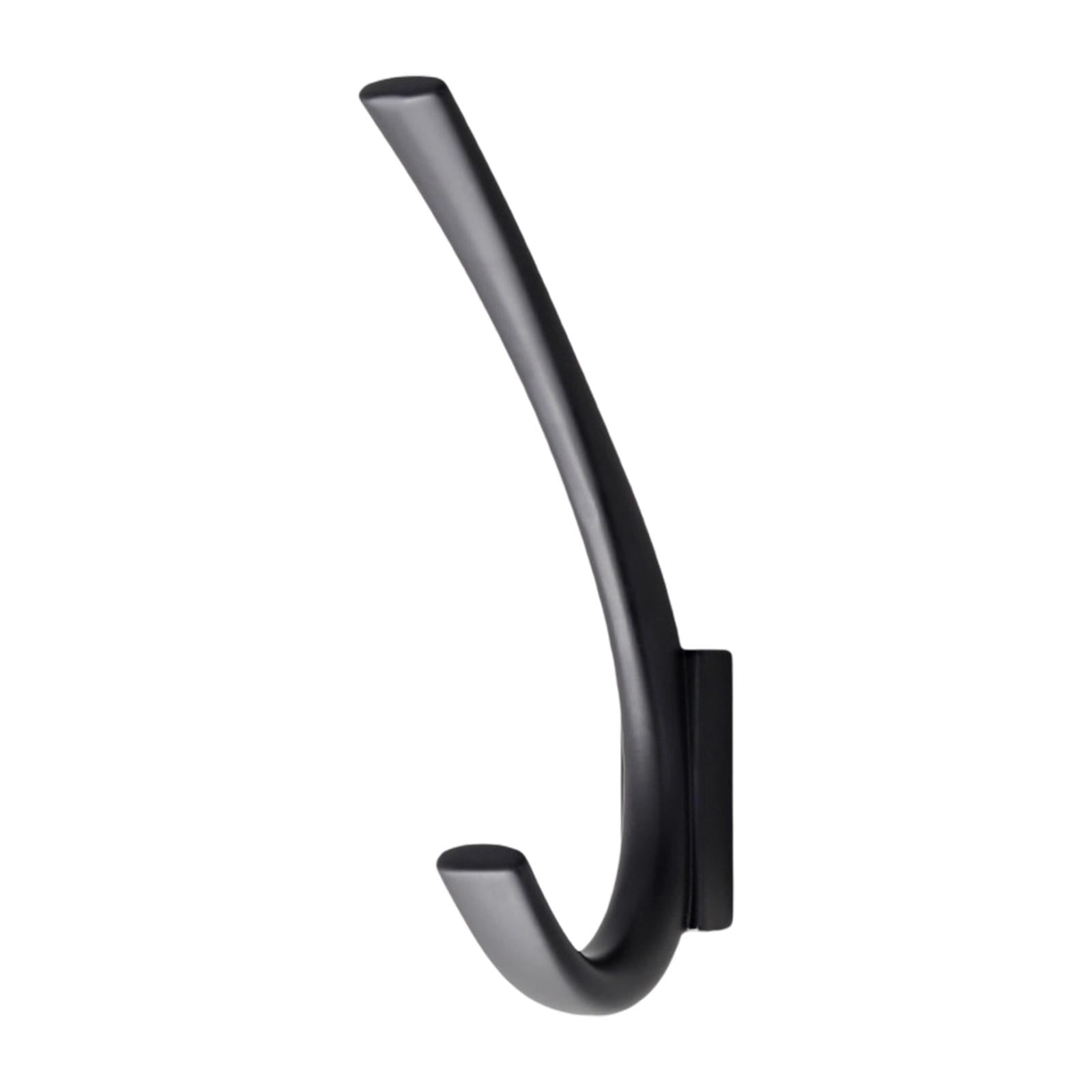 Bothyi - Colgador De Soporte De Gancho De Sombrero De Abrigo De Llave De Pared De Estilo Vintage Con Tornillos Decoración Del Hogar Negro