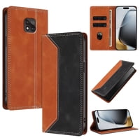 Funda Foxdock Para Motorola Moto G Power 2021 De Cuero Premium Bicolor Con Ranuras Rfid, Carcasa Tipo Billetera Antigolpes Y Soporte Plegable