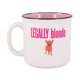 thumbnail image 1 of Taza Camper Silver Buffalo Legally Blonde Bend and Snap, 590 ml, 1 of 8