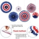 thumbnail image 5 of Set de decoración para fiesta HipTree 100 piezas rojo, blanco y azul USA, 5 of 9