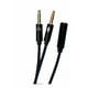 thumbnail image 3 of Splitter Adaptador Jack 35mm Divisor De Audio Microfono Pc, 3 of 5