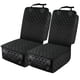 thumbnail image 1 of Funda de asiento de coche PETICON, impermeable en la parte delantera, 2 unidades, color negro, 1 of 8