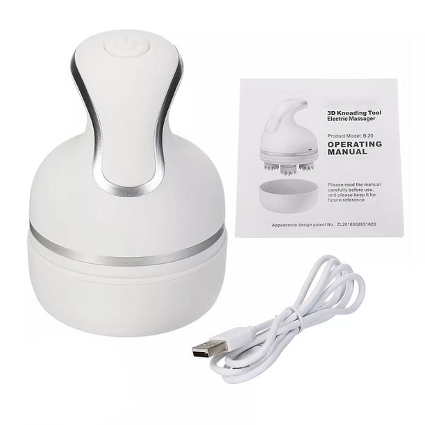 Custom Logo Electric Scalp Massager Head Massage Stimulate Hair Growth Deep Blood Circulation HealthCare Relax Antistress Masaje