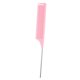 thumbnail image 1 of Nuevo Peine Para El Cabello Con Fruncido Que Resalta El Tejido Profesional Para Salón Rosa, 1 of 5