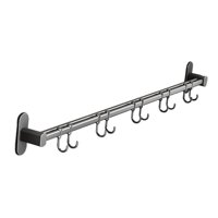 Magideal - Soporte De Pared Para Riel De Cocina, Soporte Para Utensilios De Cocina, Estante Organizador Montado En La Pared Para Pared, Organización De Cocina 60Cm
