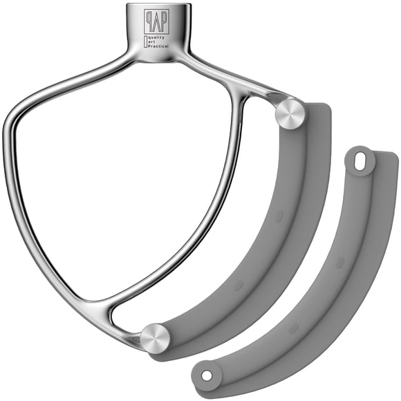 Batidor QAP Flex Edge para batidora de pie 5plus 6 QT con elevador de cuenco