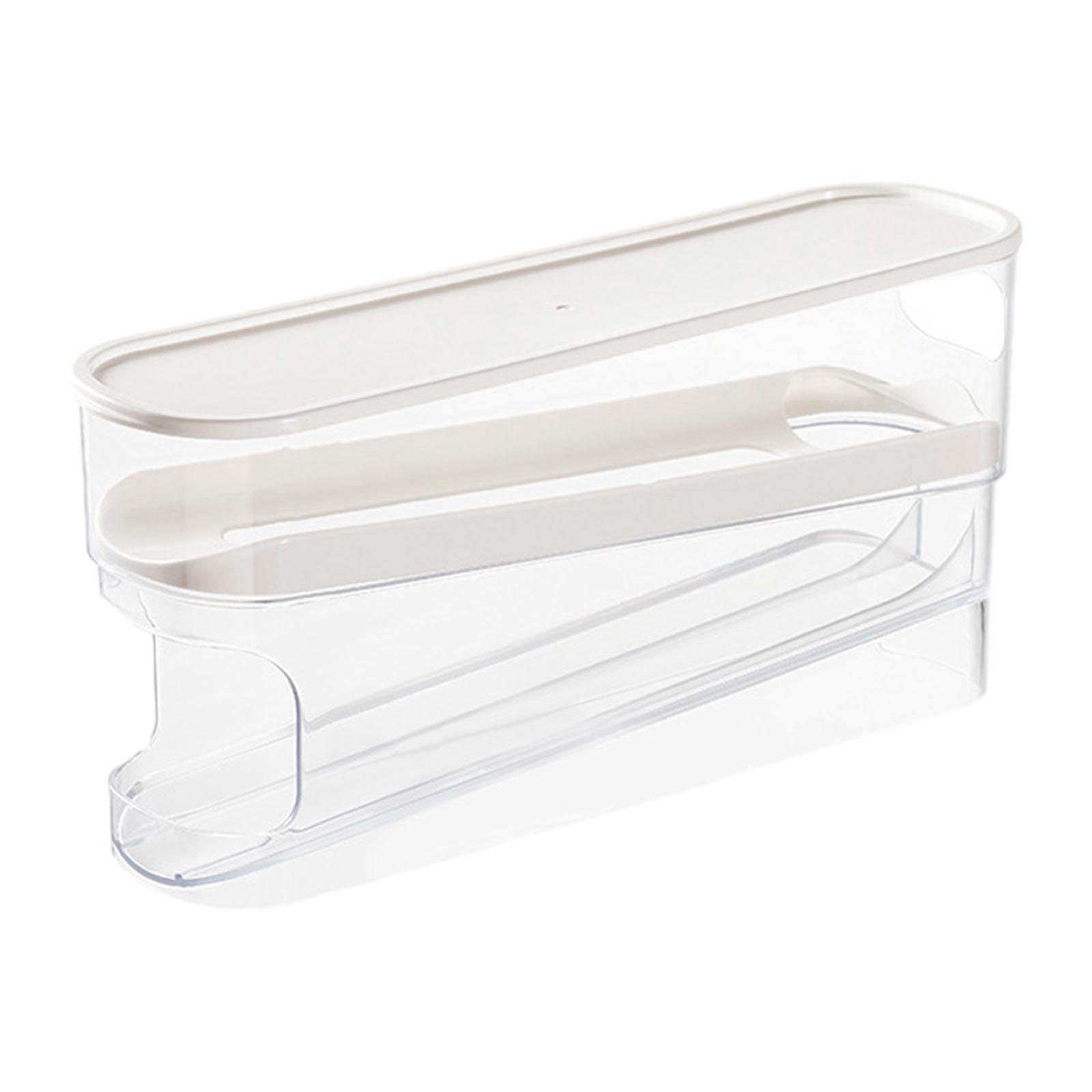 Magideal - Organizador De Huevos, Soporte Para Huevos Para Refrigerador, Rodillo Automático Para Huevos, Contenedor De Almacenamiento, Dispensador De Huevos Para