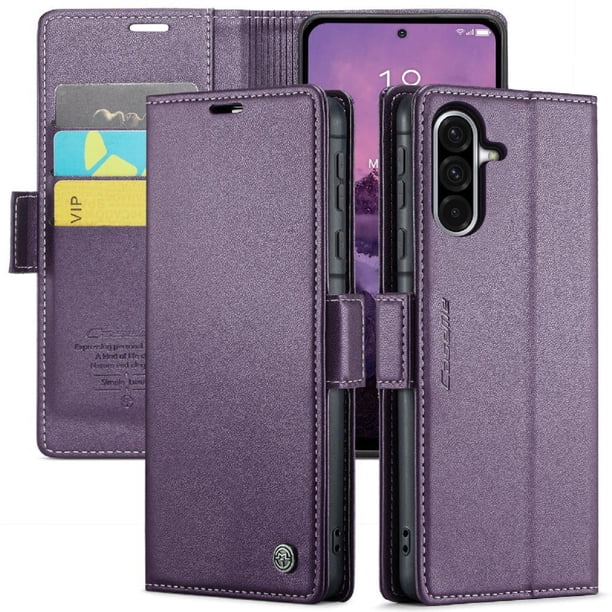 CaseMe tipo cartera Samsung Galaxy A16 5G con cierre magnético, RFID, tarjetero, soporte, carga inalámbrica