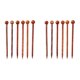 thumbnail image 4 of 12 PCS Retro Imprimir Horquilla De Madera Aguja Tocado Accesorios De Joyería 13 Cm, 4 of 5