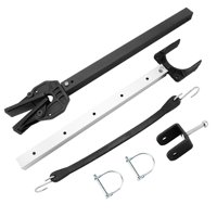 Magideal - Rodillo Protector De Popa Ajustable Para Barco Y Soportes De Remolque De Montaje De Acero Práctico Profesional Para Bote De Goma Con Cabezal Compuesto