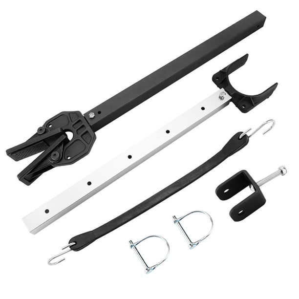 Rodillo Protector de Popa Ajustable para Barco Y Soportes de Remolque de Montaje de Acero Práctico Profesional para Bote de Goma con Cabezal Compuesto
