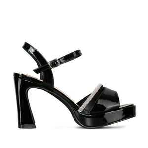 Sandalias Casual Fiesta Charol Mujer Plataforma Weide Gh130