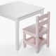 thumbnail image 3 of Pack Kids 1 Mesa 2 Sillas Olivia Blanco/Rosado, 3 of 10