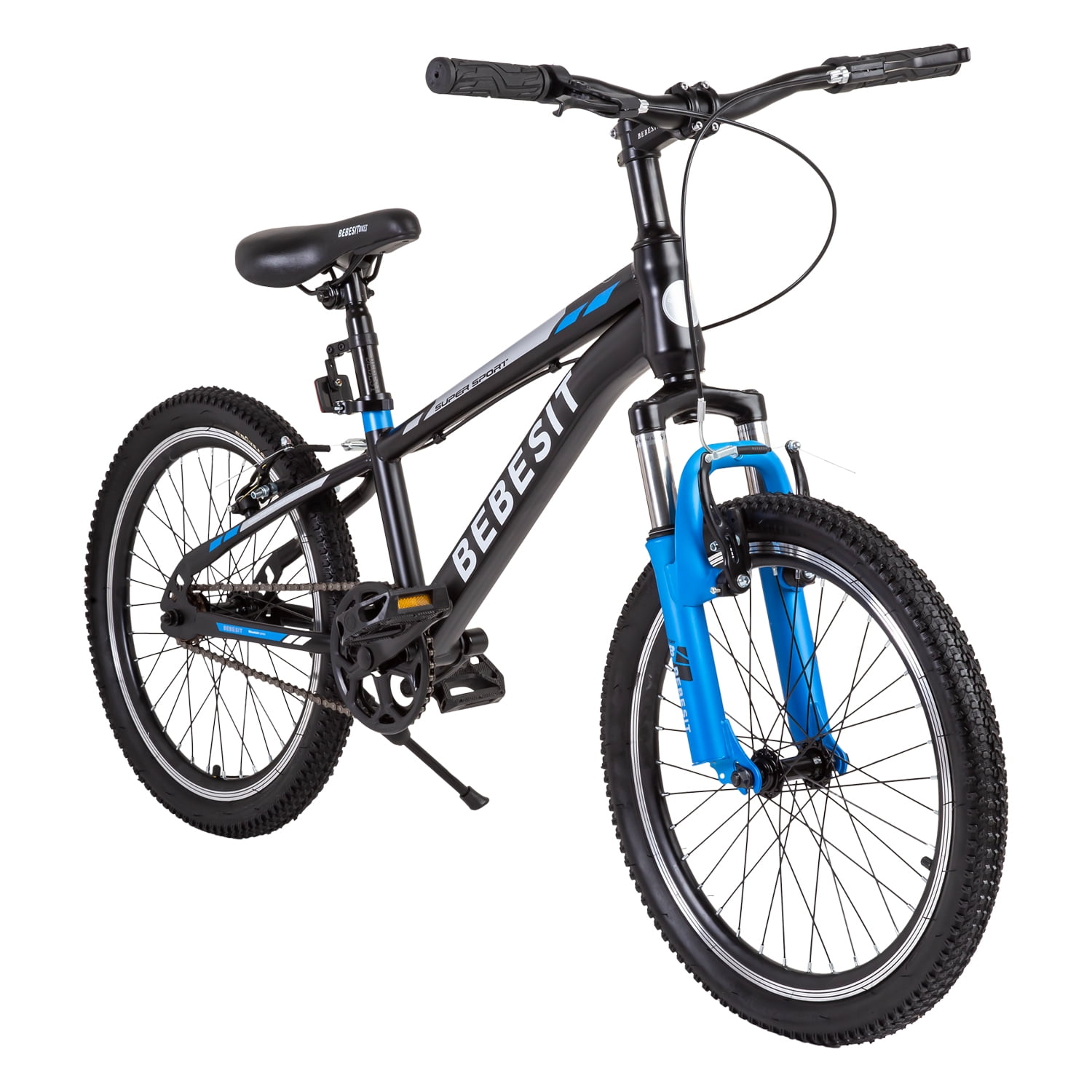 Bebesit - Bicicleta Kyson 20" Azul Cubre Cadena Niños 4-10 Años