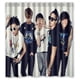 thumbnail image 1 of Cortina de ducha Bigbang con ganchos (167 x 183 cm), 1 of 3