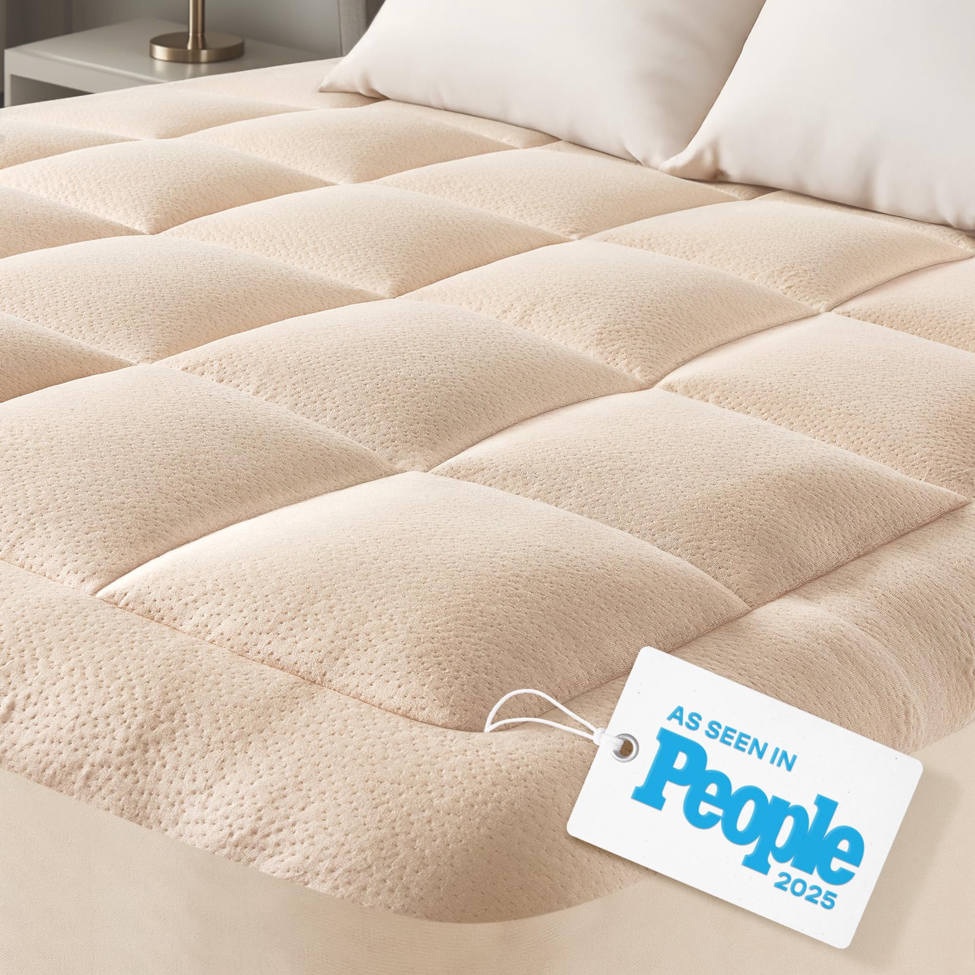 Cubrecolchón Niagara Sleep Solution King Size Beige
