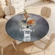 thumbnail image 4 of Vinícius Júnior-theme Fitted Round Tablecloths Elastic Edged Table Covers Waterproof Table Cloth for Kitchen Holiday Party Tables Decor 150cm, 4 of 6