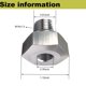 thumbnail image 2 of Adaptador de Sensor de Presión de Aceite Mydugia M16 1.5 a 1/8 NPT, 2 of 6