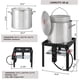 thumbnail image 3 of Olla para hervir Feasto de 60 QT para exteriores a gas propano de aluminio con canastilla, 3 of 9