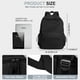 thumbnail image 2 of Mochila WEPOET Classic Basic Negra Impermeable para Mujer, 2 of 3